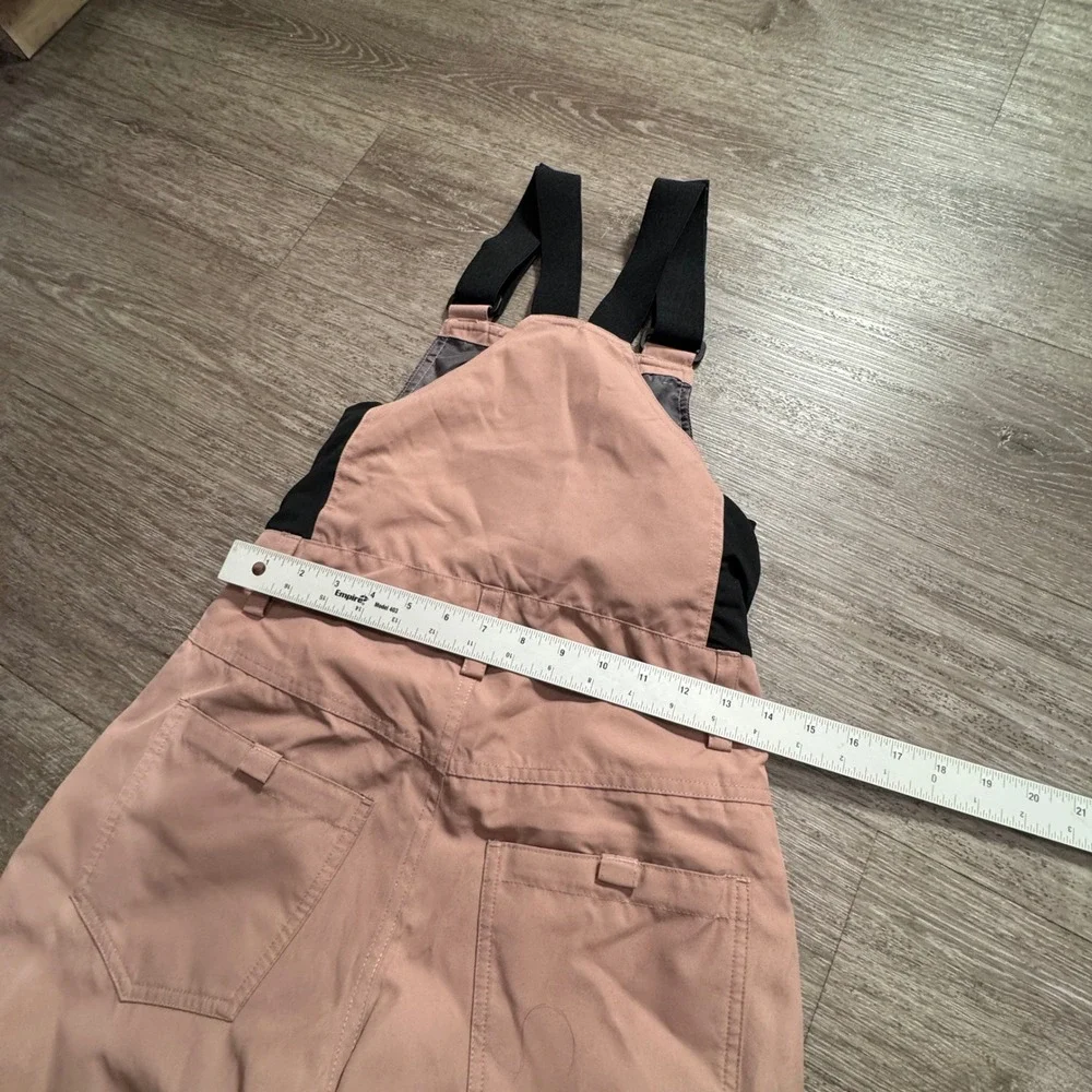 686 Bib Pants Girls Small Pink Sierra Insulated Performance Snowboard Ski Youth